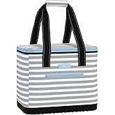 SCOUT The Stiff One - Large, Soft, Lightweight, Insulated Cooler with Hard Bottom, Beach, Family, Travel, Picnic Cooler