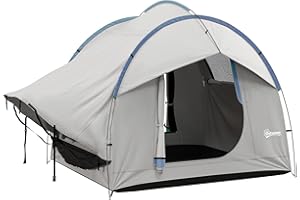 Outsunny SUV Tent, 2000mm Waterproof Car Tent with 3 Doors and Mesh Window, for 5-6 Person Camping Outdoor Travel