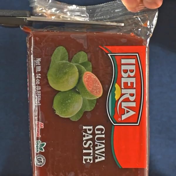 IBERIA GUAVA PASTE, 14 OZ, ALL NATURAL, VEGAN, GLUTEN FREE, HALAL, KOSHER GUAVA PASTE FOR SNACKS, COOKING, BAKING, 14 OUNCE (PACK OF 1)