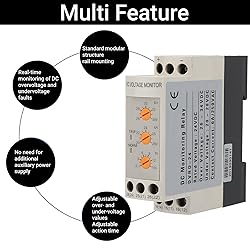 Voltage Monitoring Relay Adjustable Over Under