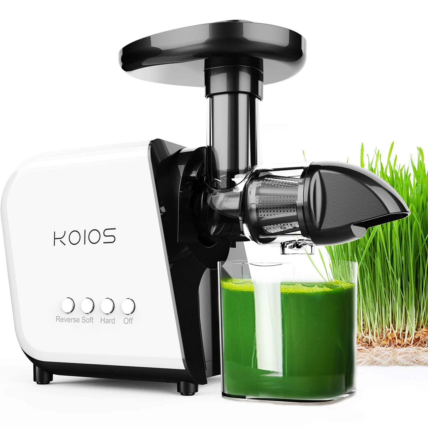 KOIOS Slow Masticating Juicer Extractor Machines ≤60 dB, Reverse