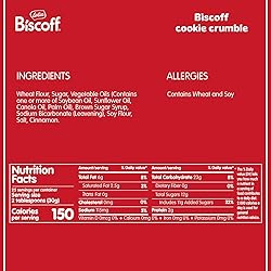 Lotus Biscoff Crumble - Crumbled Caramelized