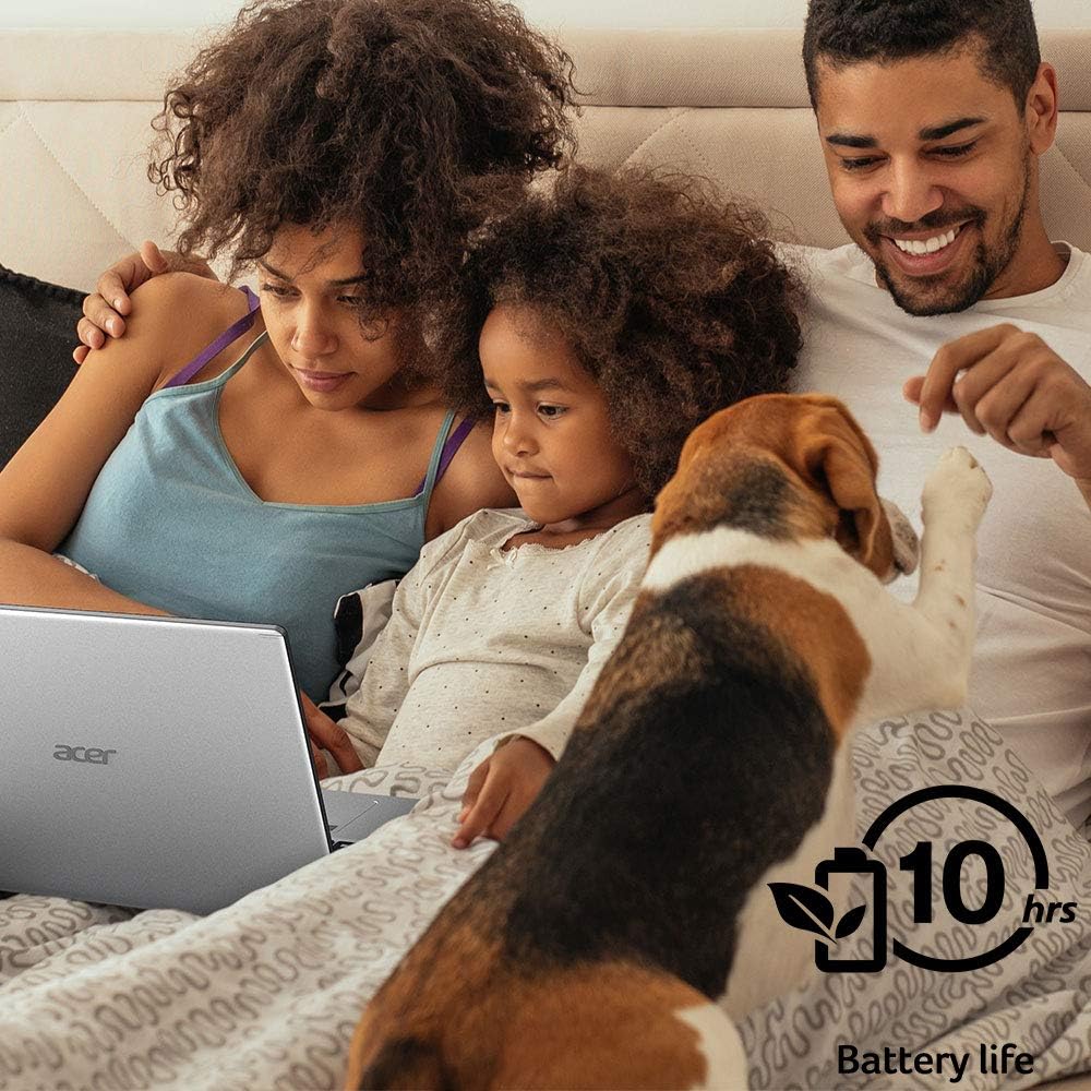 Acer Aspire 5 A515-44-R41B, 15.6" Full HD, AMD Ryzen 5 4500U Hexa-Core Mobile Processor with Radeon Graphics, 8GB DDR4, 256GB NVMe SSD, WiFi 5, HD Webcam, Backlit Keyboard, Windows 10 Home: Computers & Accessories