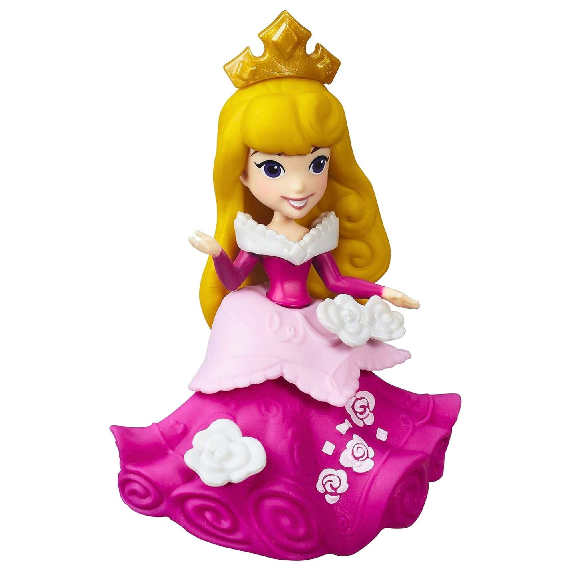 Disney Princess Little Kingdom Aurora 8cm Miniature Play Figure Toy with Accessories