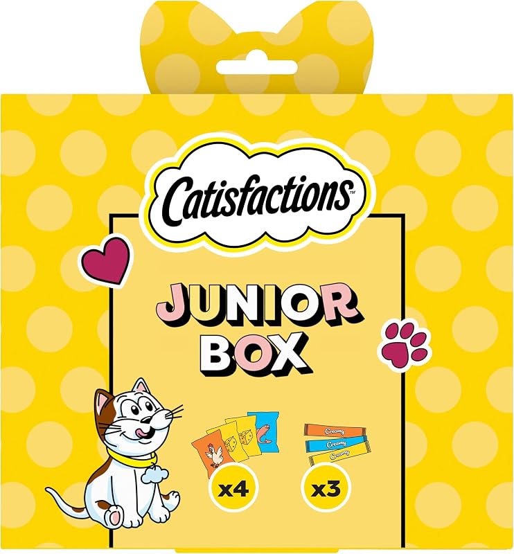 Snacks Junior Box para Gato com Queijo, Frango e Salmão 150 g