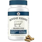 Left Coast Performance Grass Fed Beef Kidney Supplement –100% Grass Fed, Freeze Dried, Non-GMO, New Zealand Pasture Raised Beef Organ Supplement - DAO Enzyme and Histamine Support– 180 Capsules