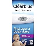 Clearblue Digital Ovulation Predictor Kit, featuring Ovulation Test with digital results, 10 Digital Ovulation Tests.
