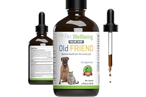 Pet Wellbeing Old Friend for Senior Dogs & Cats - Supports Immune System Health, Joint Mobility, Healthy Energy Levels, Alfal