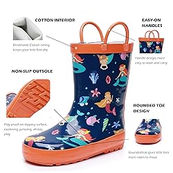 WTW Toddler and Kids Rain Boots Unisex-Child