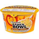 Maruchan Bowl Hot &amp; Spicy Chicken Flavor Ramen Noodles With Vegetables, 3.32 Oz