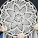 EasyBravo Large Boho Dream Catcher with Glitter Gold Feather Macrame Wall Hanging for Vintage Wedding Home Decorations 27.6