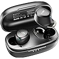 TOZO A1 Mini Wireless Earbuds Bluetooth 5.3 in Ear Light-Weight Headphones Built-in Mic Calls, IPX5 Waterproof, Immersive Premium Sound Connection Headset with Charging Case, 32 Preset EQs via APP