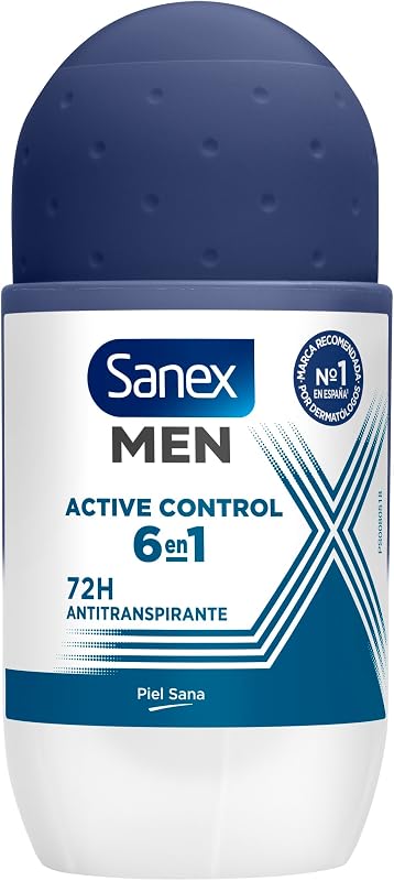 Men Active Control, Desodorante Antitransp. Roll-On Hombre, 6x50ml