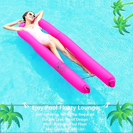 self inflating pool float