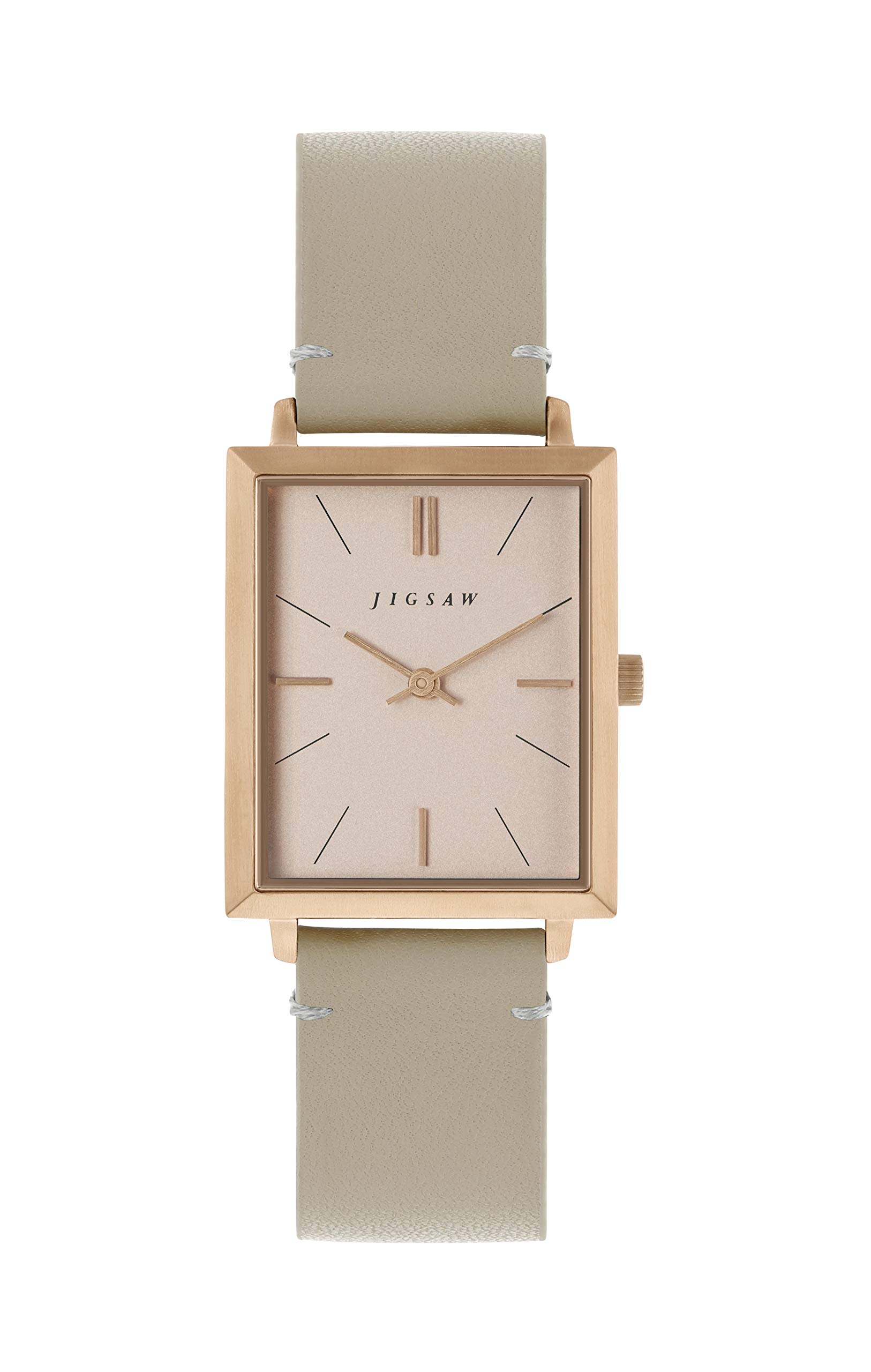 Jigsaw Womens Analogue Classic Quartz Watch with Leather Strap JG2018