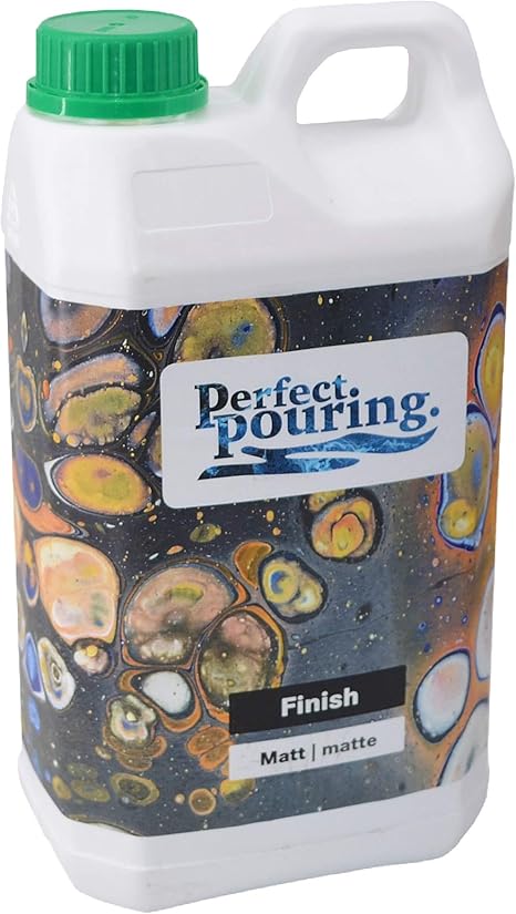 Perfect Pouring Finish 2 5 Liter Klarlack Matt Versiegelung Fur Acrylfarbe Und Holz Amazon De Kuche Haushalt