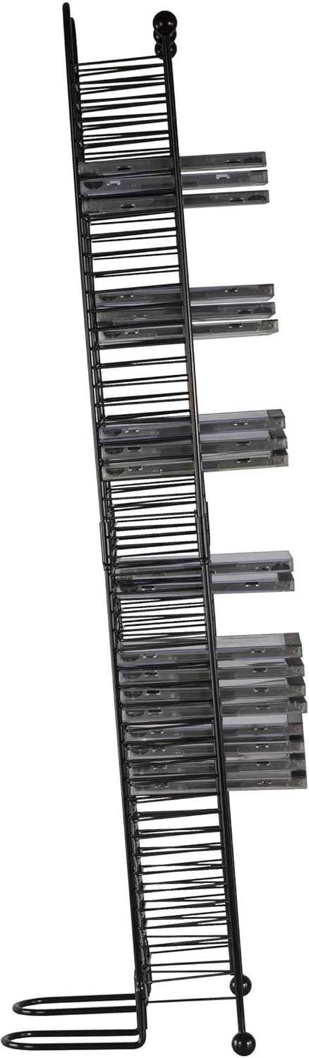 Atlantic Nestable 100 CD Tower - Holds 100 CDs, Efficient Side by Side Space-Saving Design, Heavy Gauge Steel Construction, Gunmetal Finish PN63705079: Home Audio & Theater