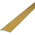 M-D Building Products 79244 2 in. X 36 in. Satin Brass Aluminum Carpet Trim w/Screw Nails