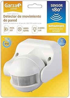 Smartwares 10.017.10 - Detector de Movimiento ES34, 180°, Uso ...