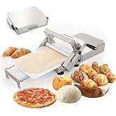 40.5"x22.8" Dough Sheeter Machine with Adjustable Thickness 0-25mm, Folding Dough Sheeter Machine for Commercial Home Bakery, Stainless Steel Portable manual sheeter for Pizza, Puff Pastry(400B)