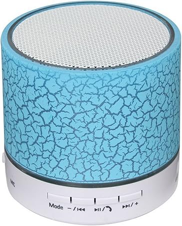 Amazon Mini Bluetoothスピーカー車センターポータブルスピーカー音楽携帯電話コンピュータ用 ブルー Louder デジタルオーディオアクセサリ