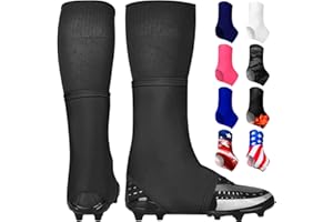 Exxact Sports Football Spats Cleat Covers - Football Spats for Cleats, Spats Football Cleat Covers, Cleat Lace Covers, Spats 