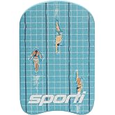 Sporti Unisex-Adult Swim Kickboard, EVA Foam Training Board, Swimming Aid | 17.5 X 11.6 X 1.3 In, Kicking Drills, Rounded Grip Edges, Contoured Bottom, Kick Practice, For Men &amp; Women, Water Board