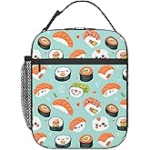 SIUKUS Insulated Lunch Box for Kids Boys Girls, Reusable Lunch Bag for School, Office, Picnic, Work, Travel, Cute Sushi Theme Lunch Box