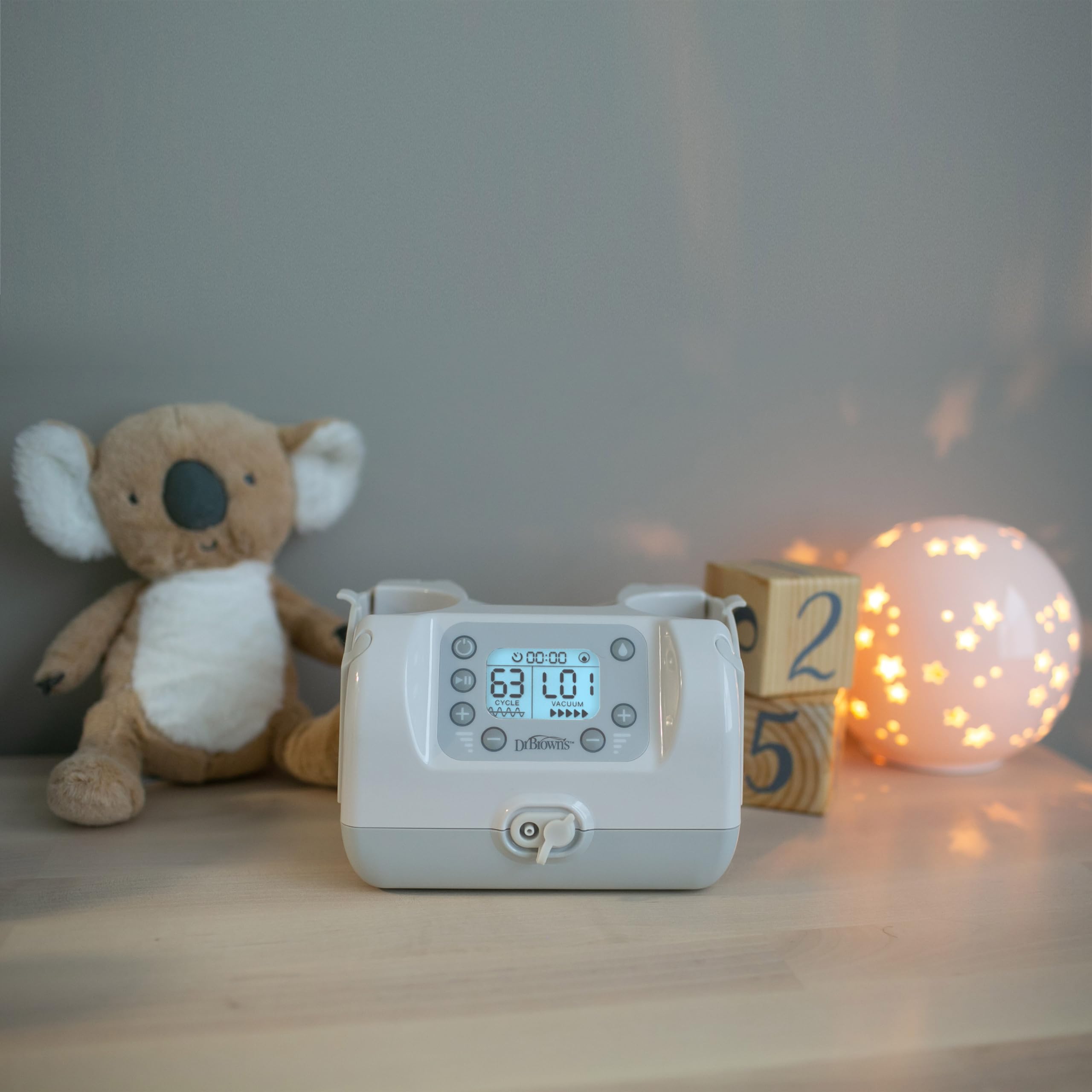 Dr. Brown's Customflow Hospital Strength Double Electric Breast Pump with Adjustable Settings, includes Breast Milk Collection Bottles, Flanges & Other Pumping Essentials