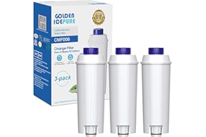 GOLDEN ICEPURE Coffee Machines Water Filter Compatible with De'Longhi DLSC002, SER3017 & 5513292811,De Longhi,ECAM, Esam, ETA