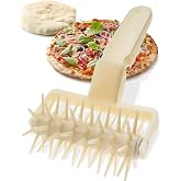 Aazon.co: Orblue Pizza Dough Docker, Pizza Roller With Spikes, Pizza Docking Tool For Hoe