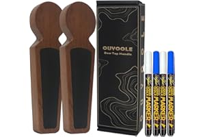 OUYOOLE Beer Tap Handle, 2 Pack Tap Handles, Keg Tap Handle with 4 Chalk Markers and Gift Wrapping for Kegerator, Homebrew an