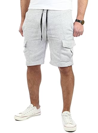 Reslad Kurze Hose Herren Cargo Bermuda Shorts Jogginghose Sport-Hose RS-5069
