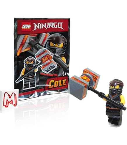 COLE AVISO BD3 5'2 Amazon.com: Lego Ninjago Cole ZX Minifigure
