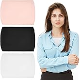 Lusofie Cleavage Cover Up for Low Neckline Anti-Peek Modesty Panel Cleavage Cover for Cleavage & Low Cut V-Neck Shirts, Invisible Layering Tank Tops