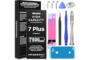 LCLEBM Battery for iPhone 7 Plus, Upgraded 7500mAh High Capacity Replacement Battery, New 0 Cycle Battery for iPhone 7 Plus A1661, A1784, A1785 with Complete Repair Tool Kit