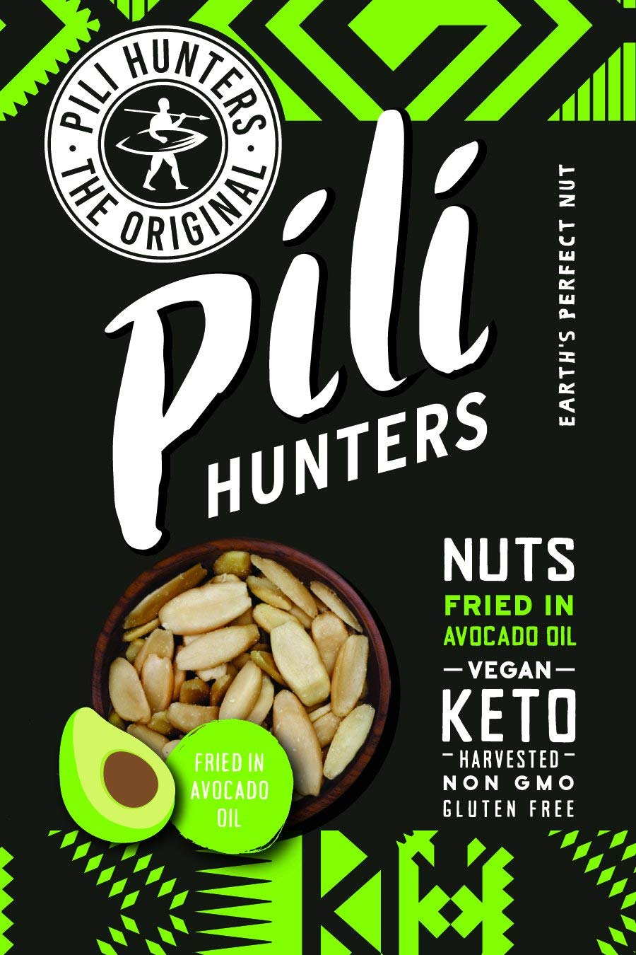 The Original Wild Sprouted Pili Nuts by Pili Hunters Traditional Fried Pili Nuts, A Keto