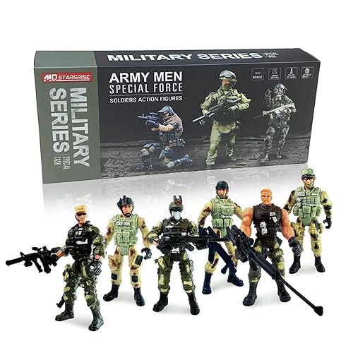 MQSTARSRISE Army Men Action Figures,Soldiers Toys for Boys Age 4-7