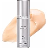 ARCONA Night Worker Vitamin C + Lactic Acid Repair Cream – 1.17 oz Skin Brightening Night Moisturizer, Targets Dullness, Fine Lines & Dryness | Clean Beauty | For All Skin Types