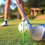 FUZVOL Golf Ball Line Marker 6 Pcs Alignment Kit with 4 Markers 2 Templates view 7