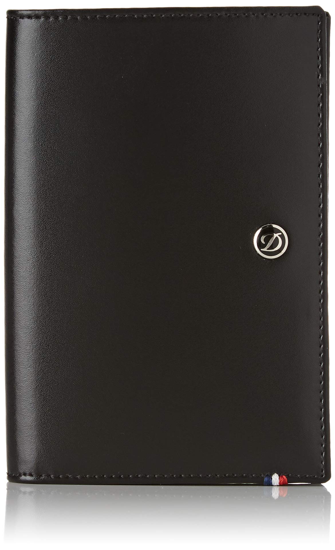 S.T Dupont D-180012 Line D Leather Passport Cover - Black