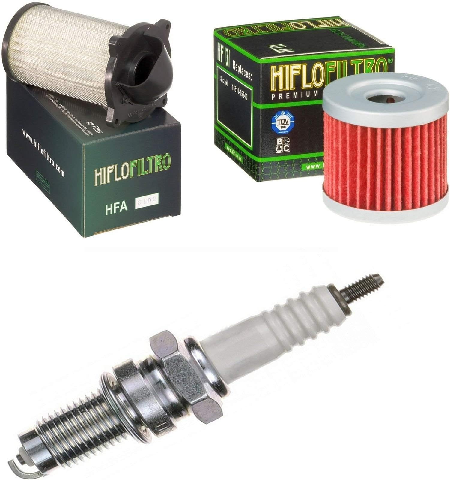 Air Filter Oil Filter Spark Plug for GZ 125 Marauder Year 1998-2003 Service Kit