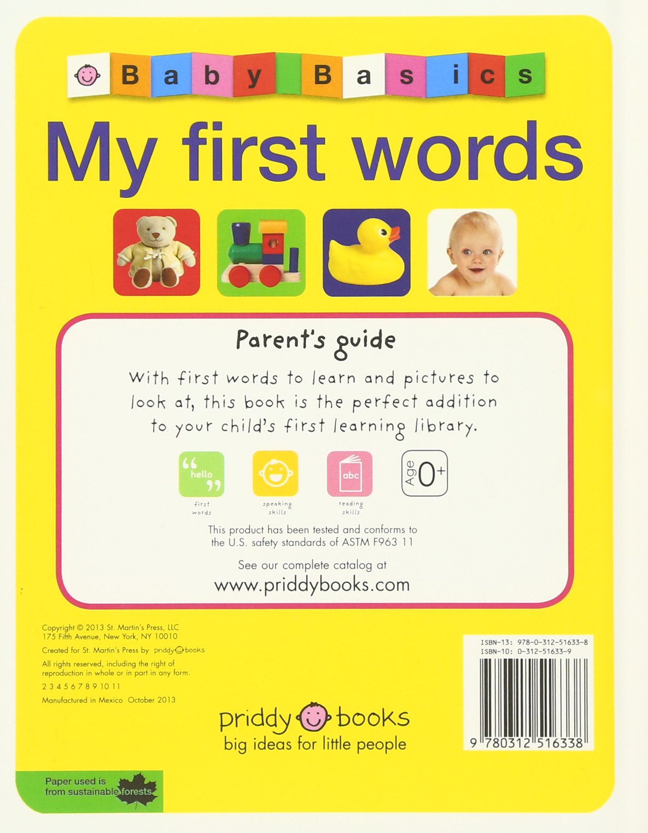 baby basics my first words