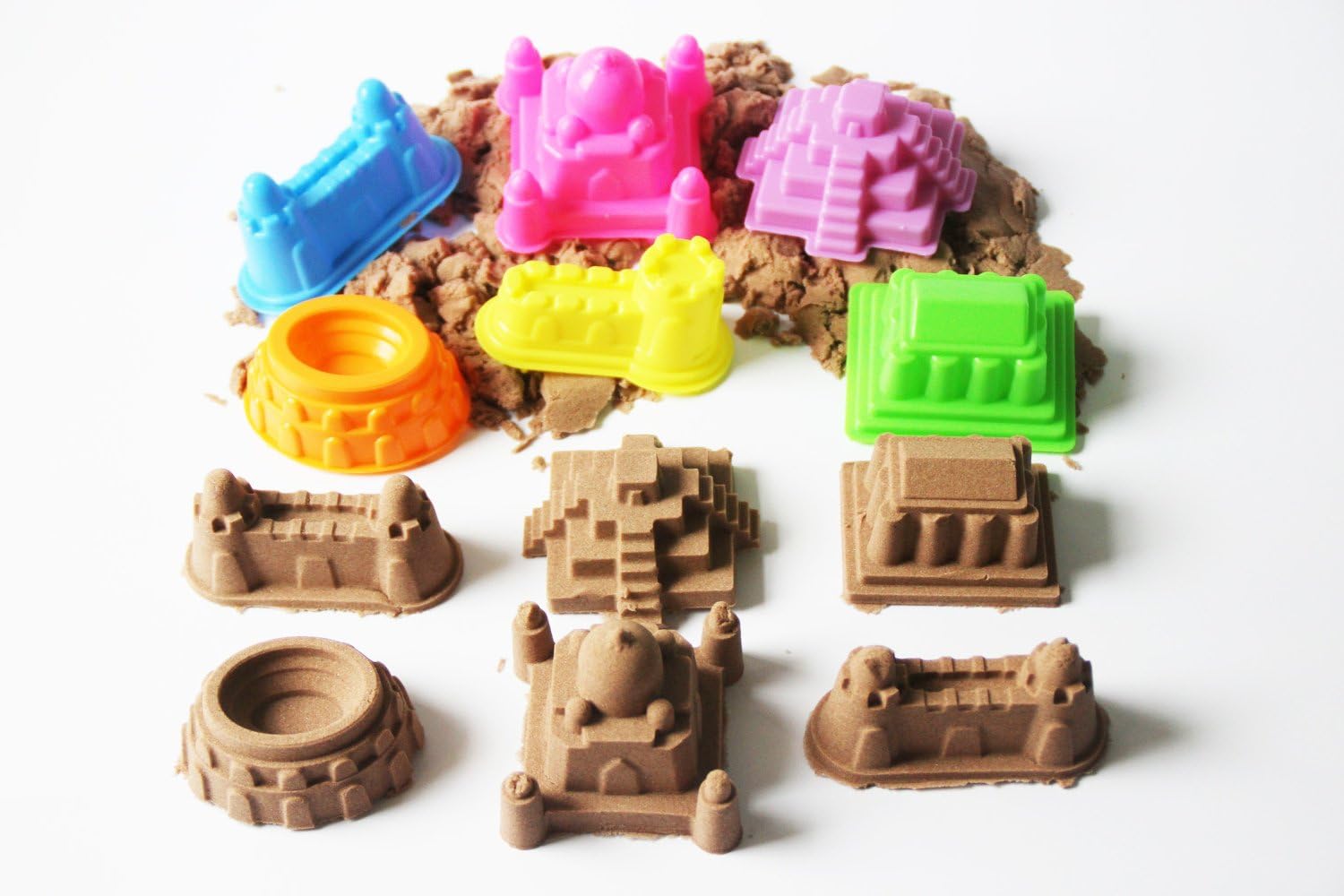 Mukool Sand Molding Tools 42pcs Mold Activity Set Compatible with Any Molding Sand: Toys & Games