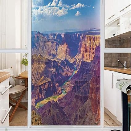 Amazon Com Decorative Window Film No Glue Frosted Privacy