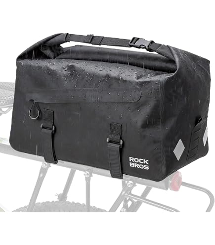 Amazon.com : Vincita Nash Bike Trunk Bag with Expandable Panniers