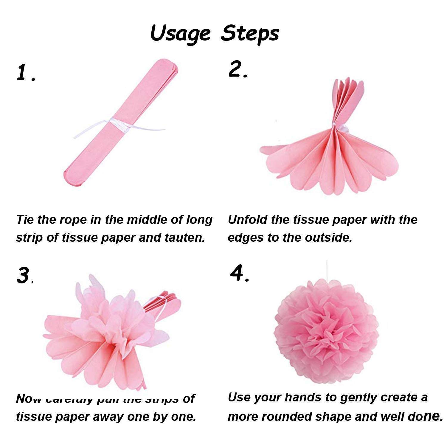 Or Rosejoyeux Anniversaire Banniere Decoration Papier Gland Papier Fleur Boule De Confettis Ballon Decoration Pour La Fete Danniversaire Cuisine Maison Fournitures De Loisirs Creatifs Inzaboton Com