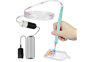 ARIKJ Electric Vacuum Diamond Art Painting Pen with Adjustable Suction, Diamond Art Kits for Adults, Epainter Diamond Painting Pen Without Wax, Diamond Art Accessories Tool with Storage Trays (Green)