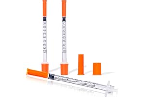 SUPER REPAIRMAN 1 ml/cc Jeringas 30G 1/2 Inch U-100, Lab Tools Individual Package, Pack of 25