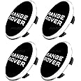 AULPEE Wheel Hub Center Cap Center Emblem Hub Cover 62mm ABS Material Compatible with LR Accessories (RR)